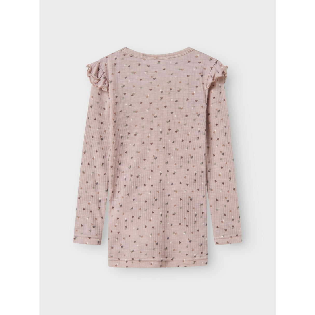 Name It Shadow Gray Duts Nmfwomi Wo/Mo Ls Topp