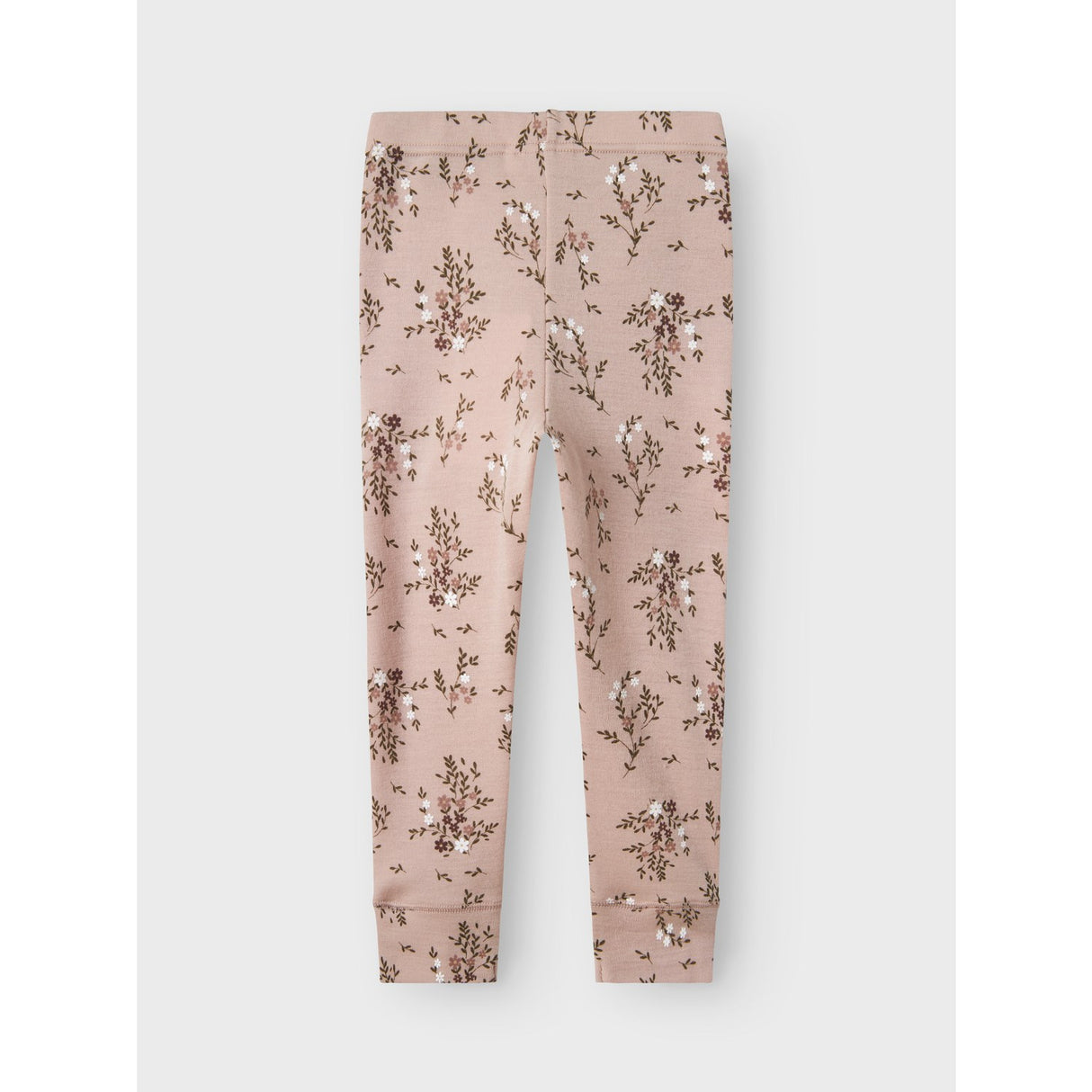 Name It Shadow Gray Long Flowers Nmfwillow Ull Leggings