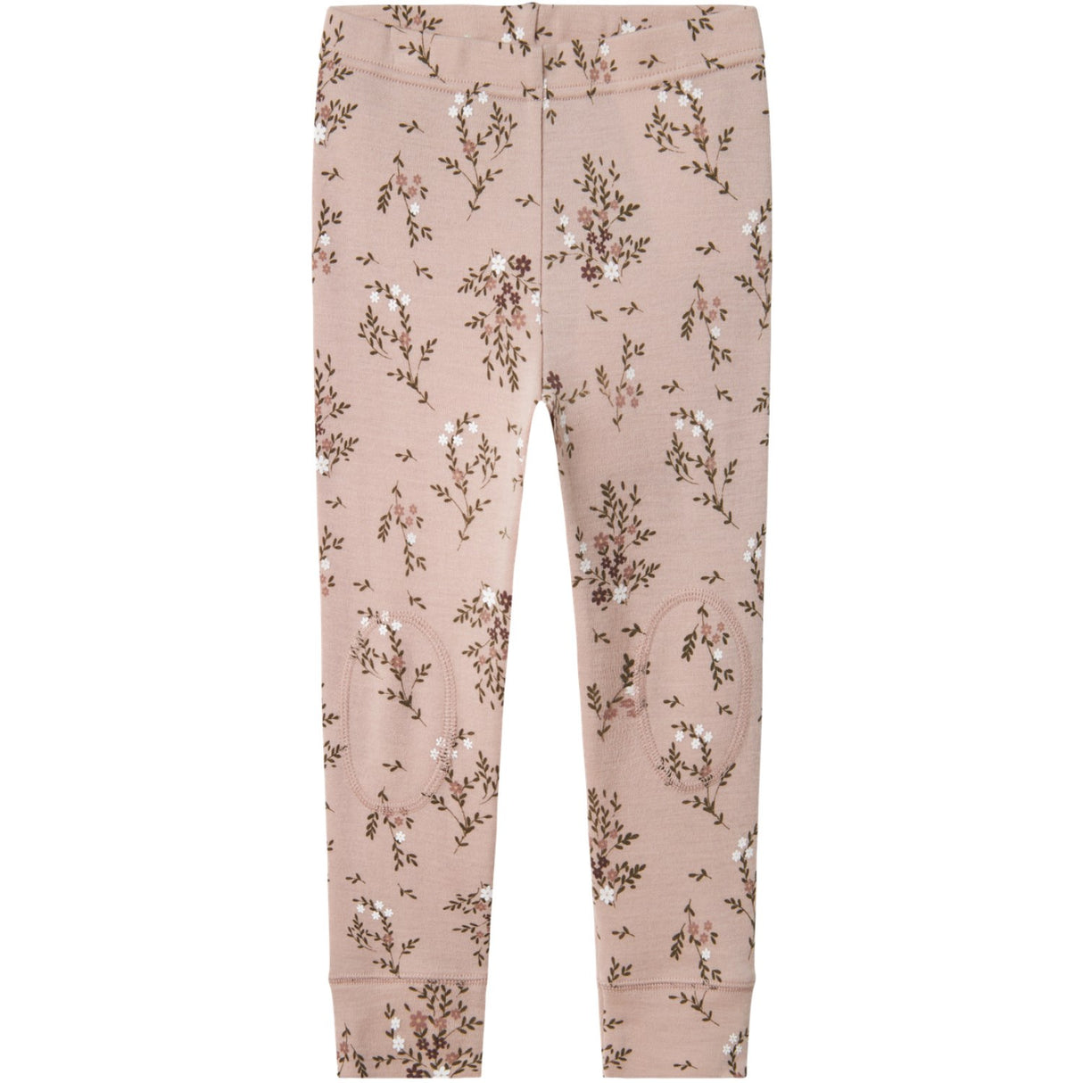 Name It Shadow Gray Long Flowers Nmfwillow Ull Leggings