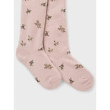 Name It Shadow Gray Small Flowers Nmfwak Wo/Bl Strumpbyxar Aoj