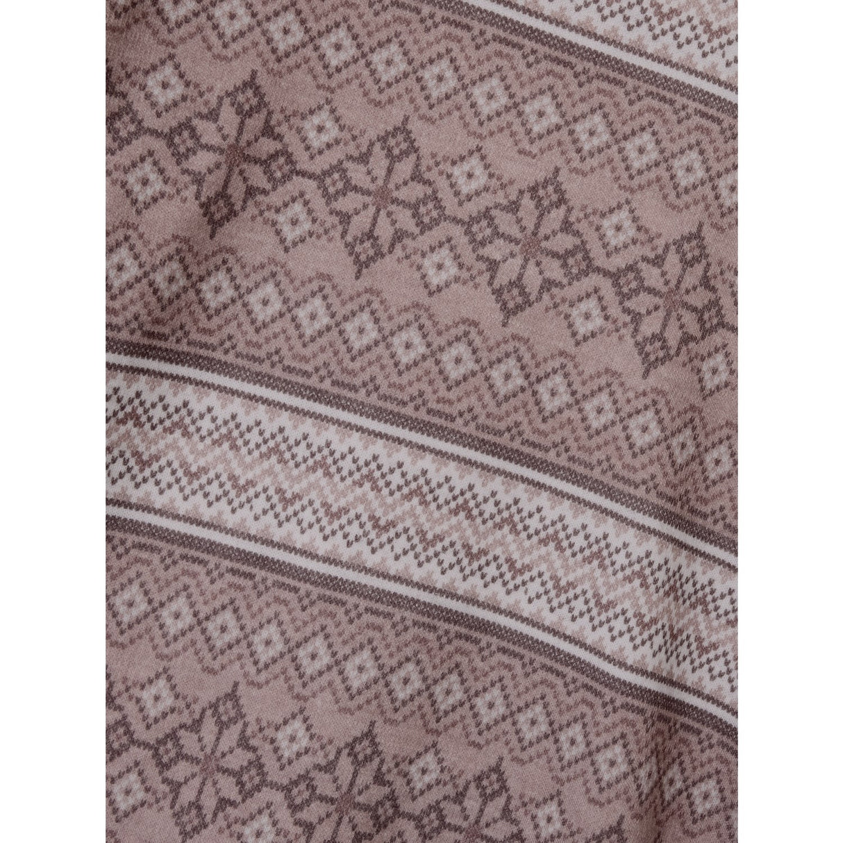 Name It Antler Snow Pattern Nkfwillto Ull Ls Topp