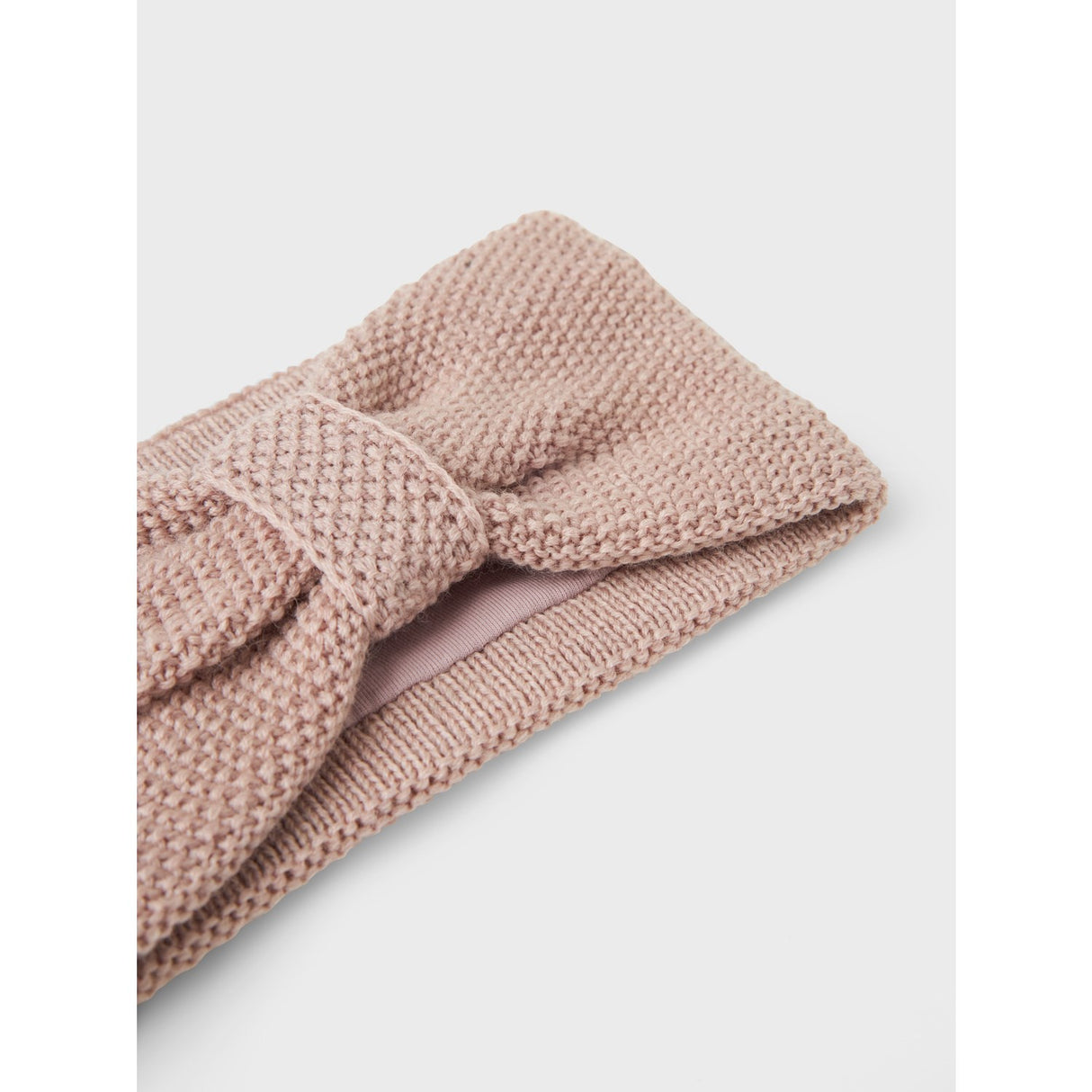 Name It Shadow Gray Nkfwrilla Ull Stickad Pannband