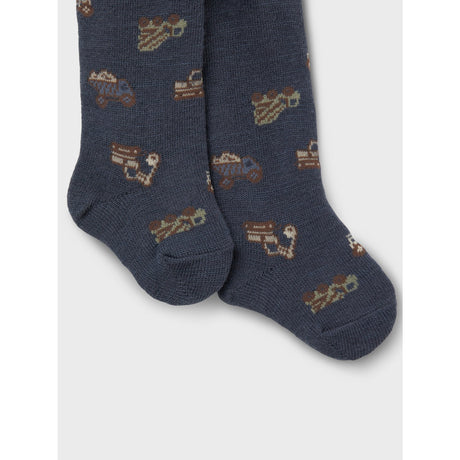 Name It Ombre Blue Working Machines Nbmwak Wo/Bl Strumpbyxar Aoj