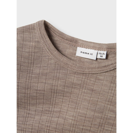 Name It Satellite Nmmwang Ull Needle Ls Topp Solid Noos