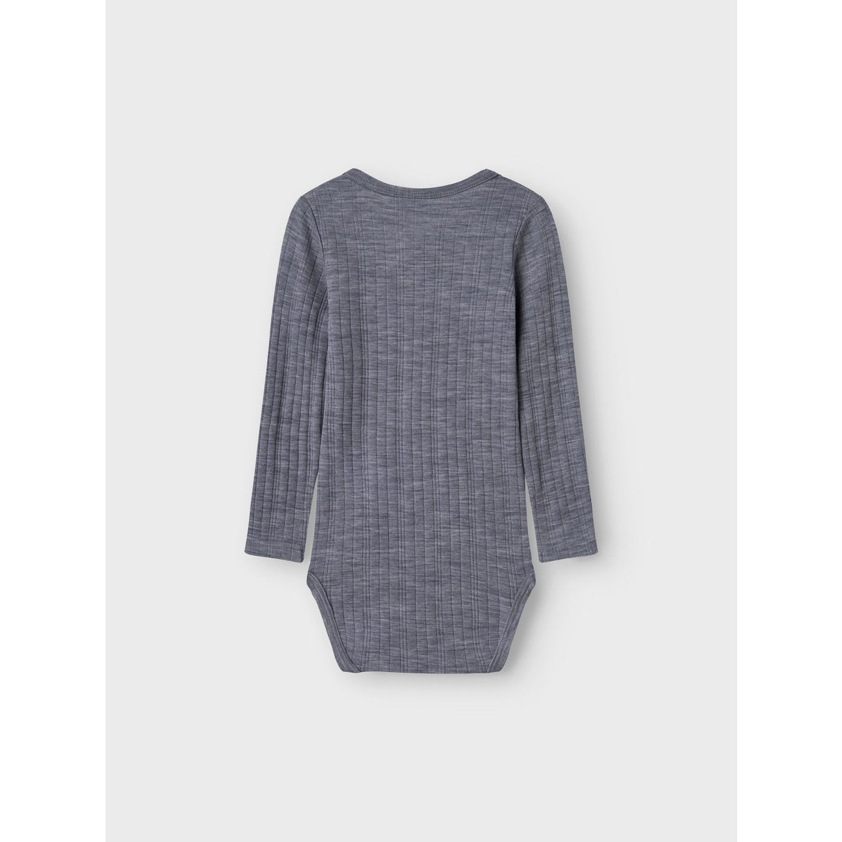 Name It Folkstone Gray Nmmwang Ull Needle Ls Body Solid