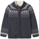 Name It Ombre Blue Iceland Nmmwriss Ull Ls Stickad Card