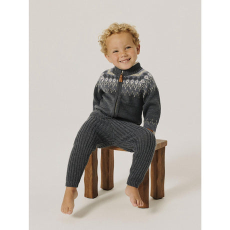 Name It Ombre Blue Iceland Nmmwriss Ull Ls Stickad Card