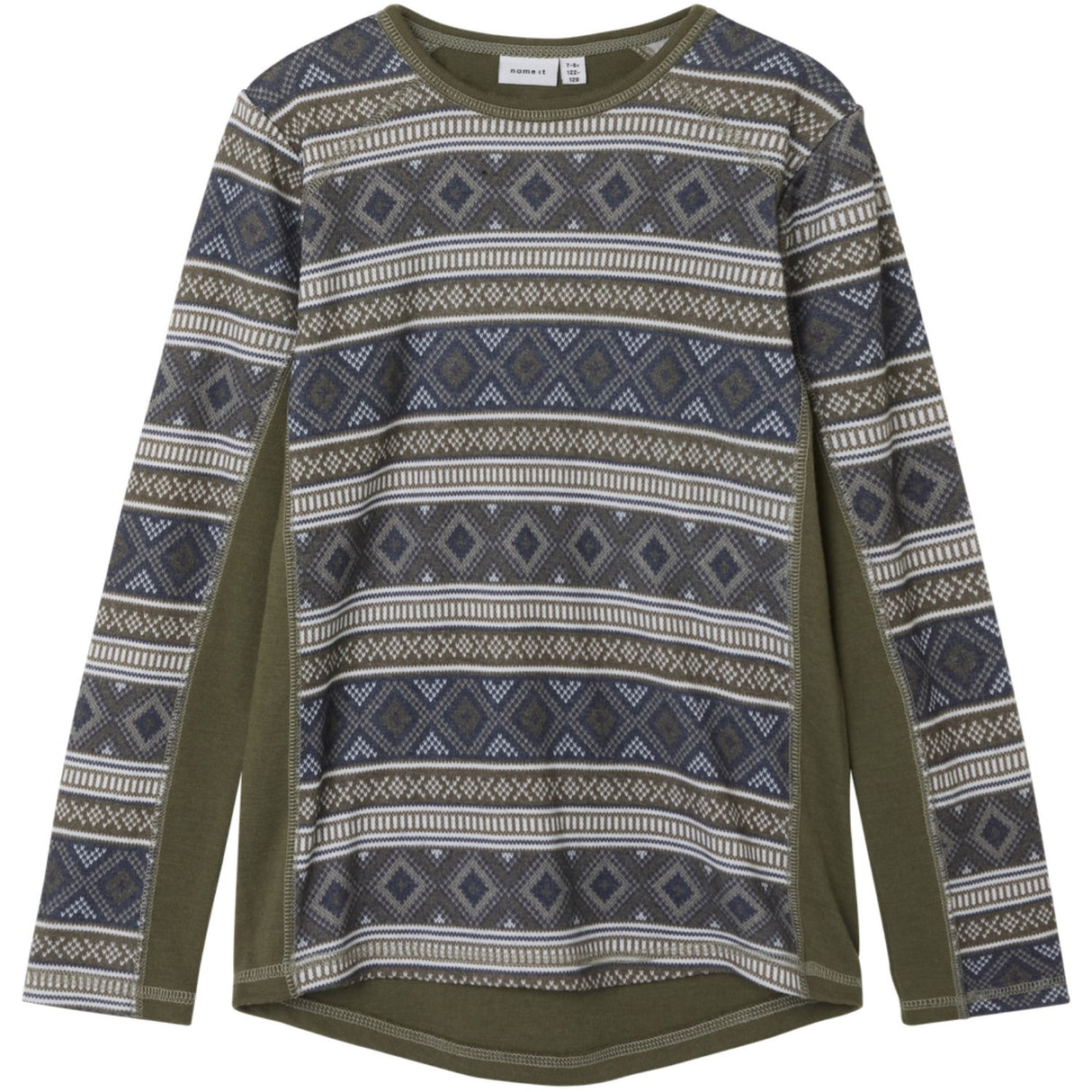 Name It Kalamata Iceland Nkmwillto Ull Ls Topp