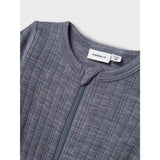 Name It Folkstone Gray Nbmwang Ull Needle Nattdräkt Solid Noos