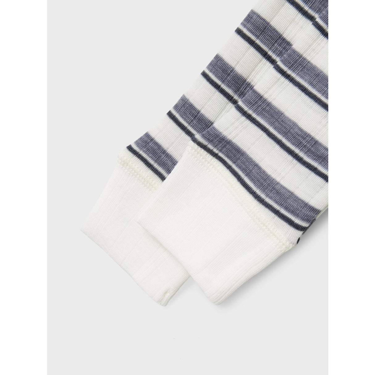 Name It Folkstone Gray Snow White Nbmwang Ull Needle Long Johns Noos