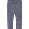 Name It Folkstone Gray Nbmwang Ull Needle Long Johns Solid Noos