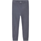 Name It Folkstone Gray Nmmwossa Wo/Si Rib Long Johns