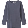 Name It Folkstone Gray Nmmwossa Wo/Si Rib Ls Topp