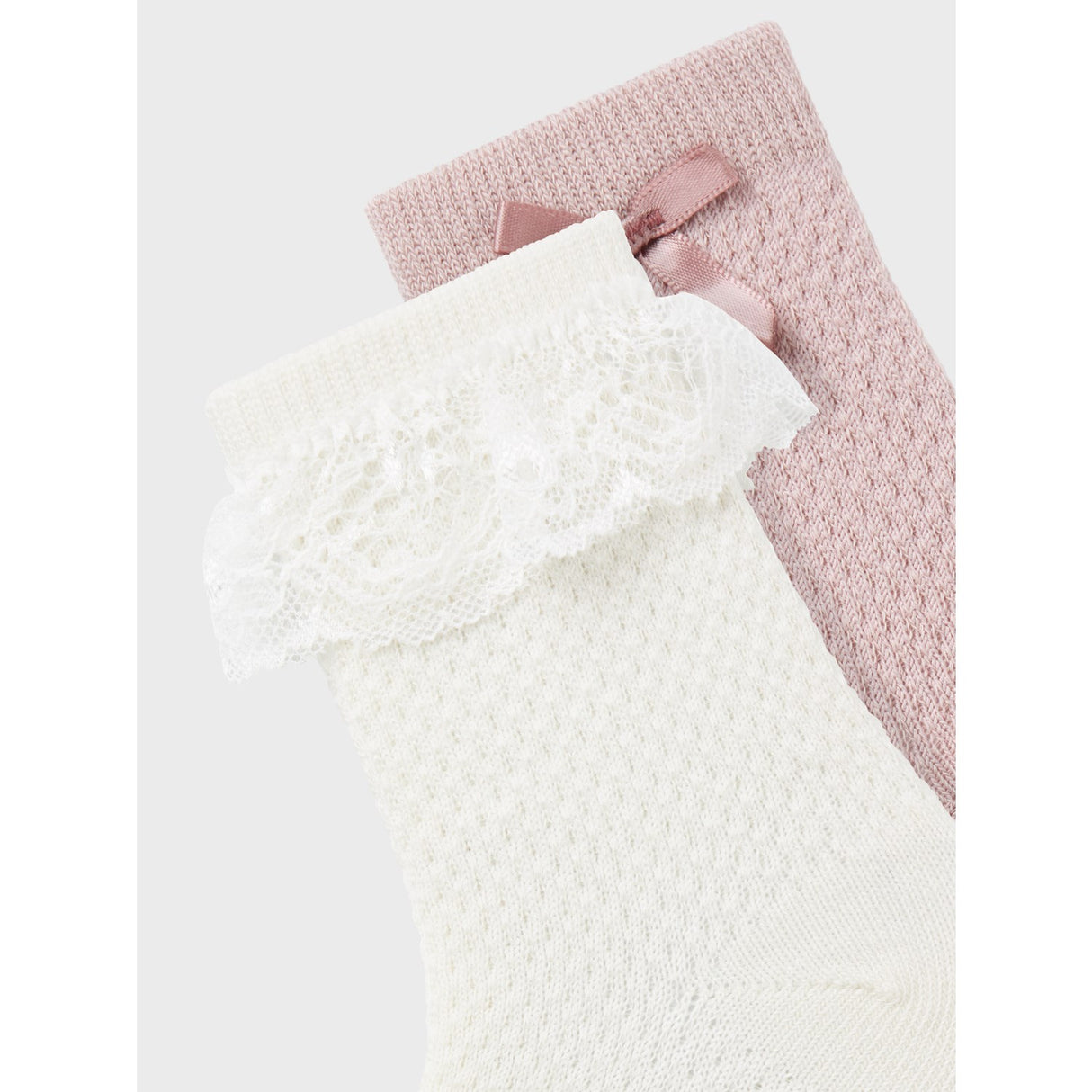 Name It Snow White Nmfwakma Wo/Bl Structure 2P Strumpor