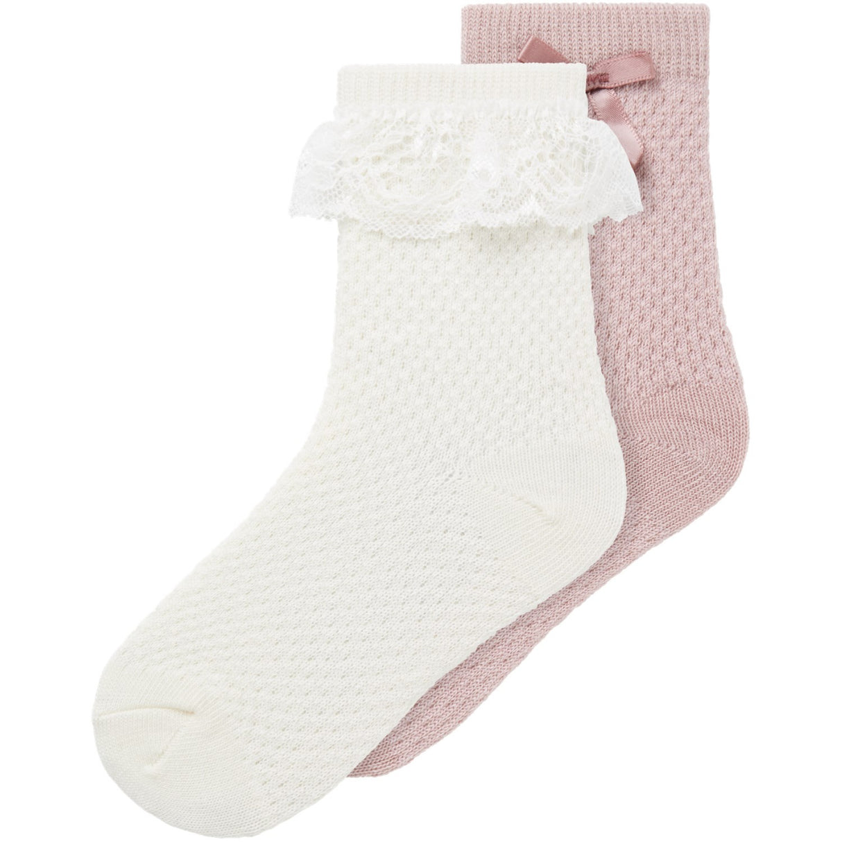 Name It Snow White Nmfwakma Wo/Bl Structure 2P Strumpor