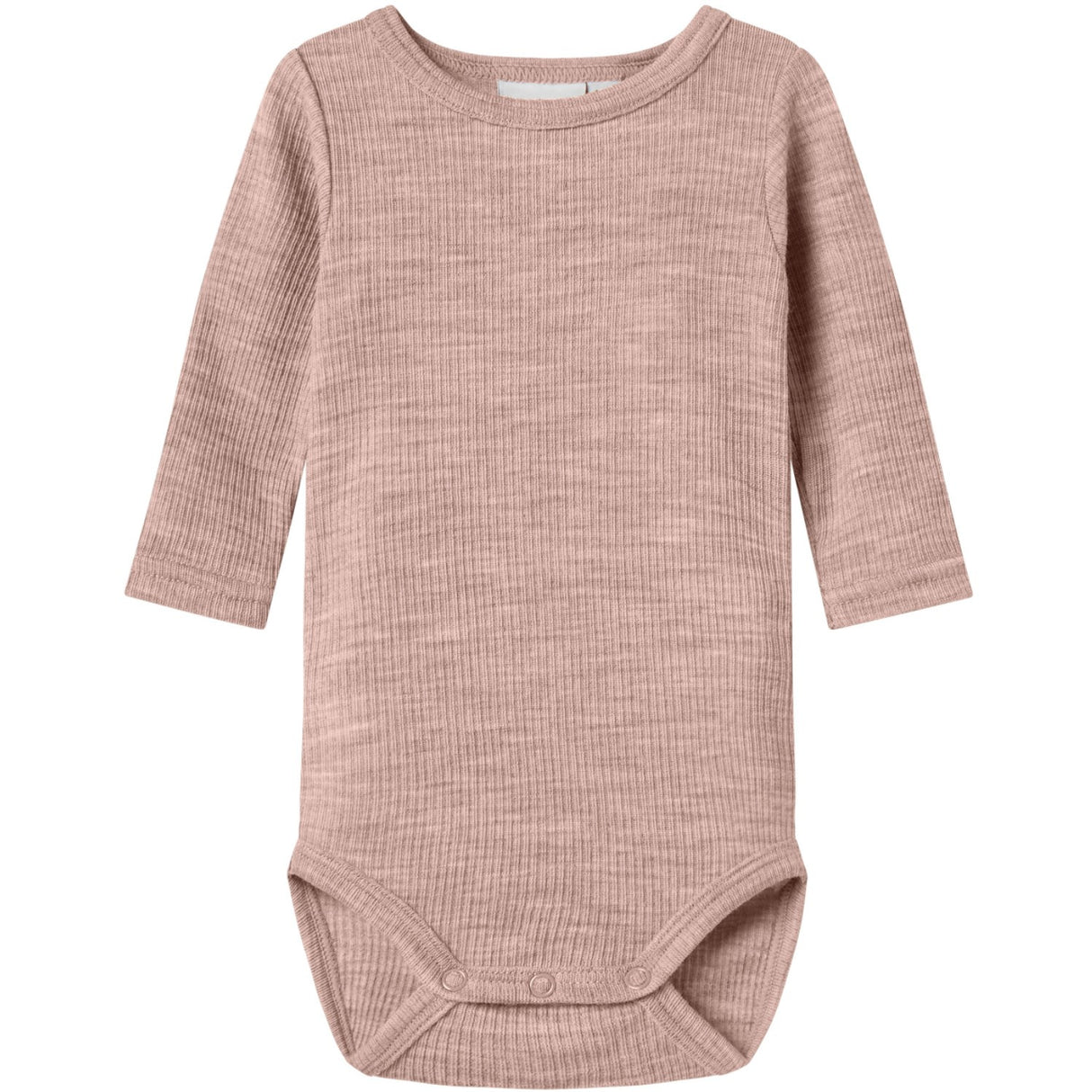 Name It Shadow Gray Nbnwax Ull Rib Ls Body Noos