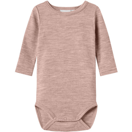 Name It Shadow Gray Nbnwax Ull Rib Ls Body Noos