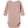 Name It Shadow Gray Nbnwax Ull Rib Ls Body Noos
