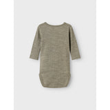 Name It Dried Sage Nbnwax Ull Rib Ls Body Noos