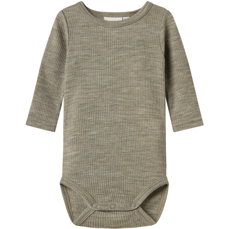 Name It Dried Sage Nbnwax Ull Rib Ls Body Noos