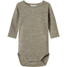 Name It Dried Sage Nbnwax Ull Rib Ls Body Noos