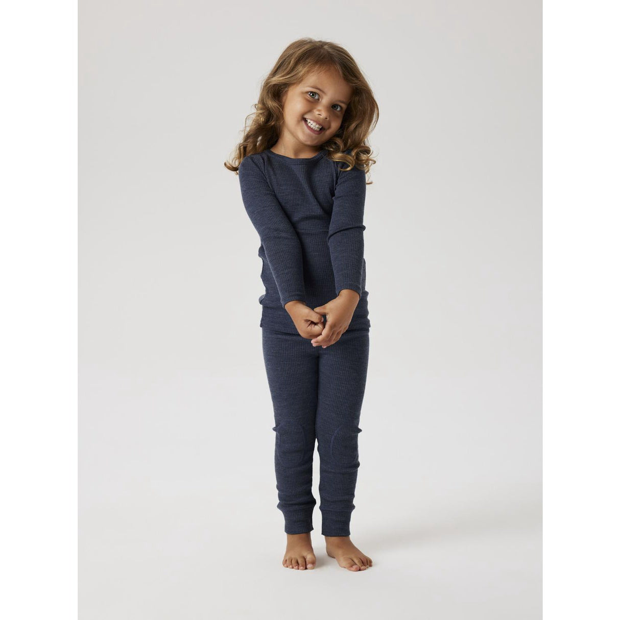 Name It Ombre Blue Nmnwax Ull Rib Leggings Noos