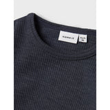 Name It Ombre Blue Nmnwax Ull Rib Ls Topp Noos
