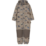 Name It Silver Mink Truck Nmmalfa08 Softshell Dräkt Aop 1Fo Noos