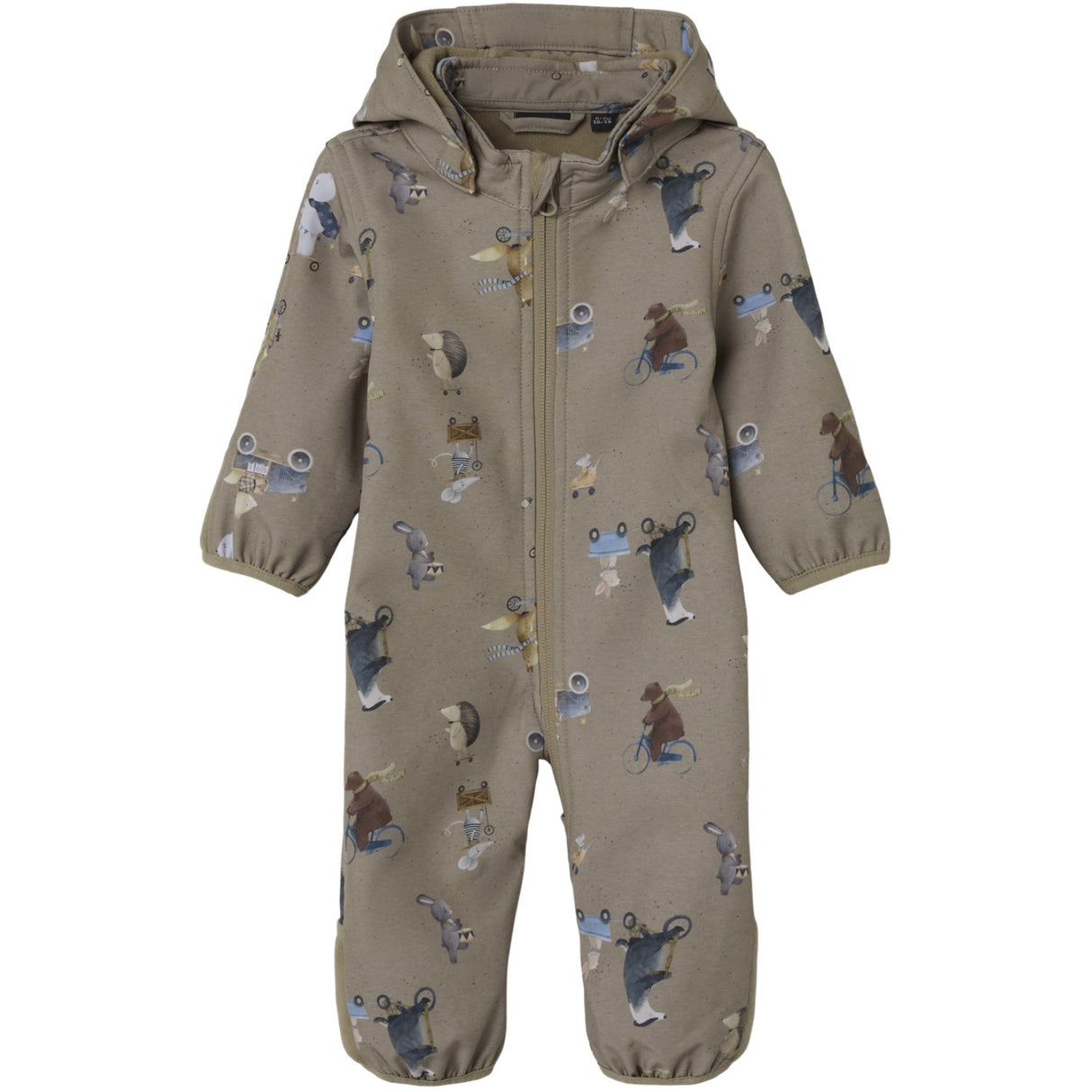 Name It Silver Mink Go Nbnalfa08 Softshell Dräkt Aop Fo