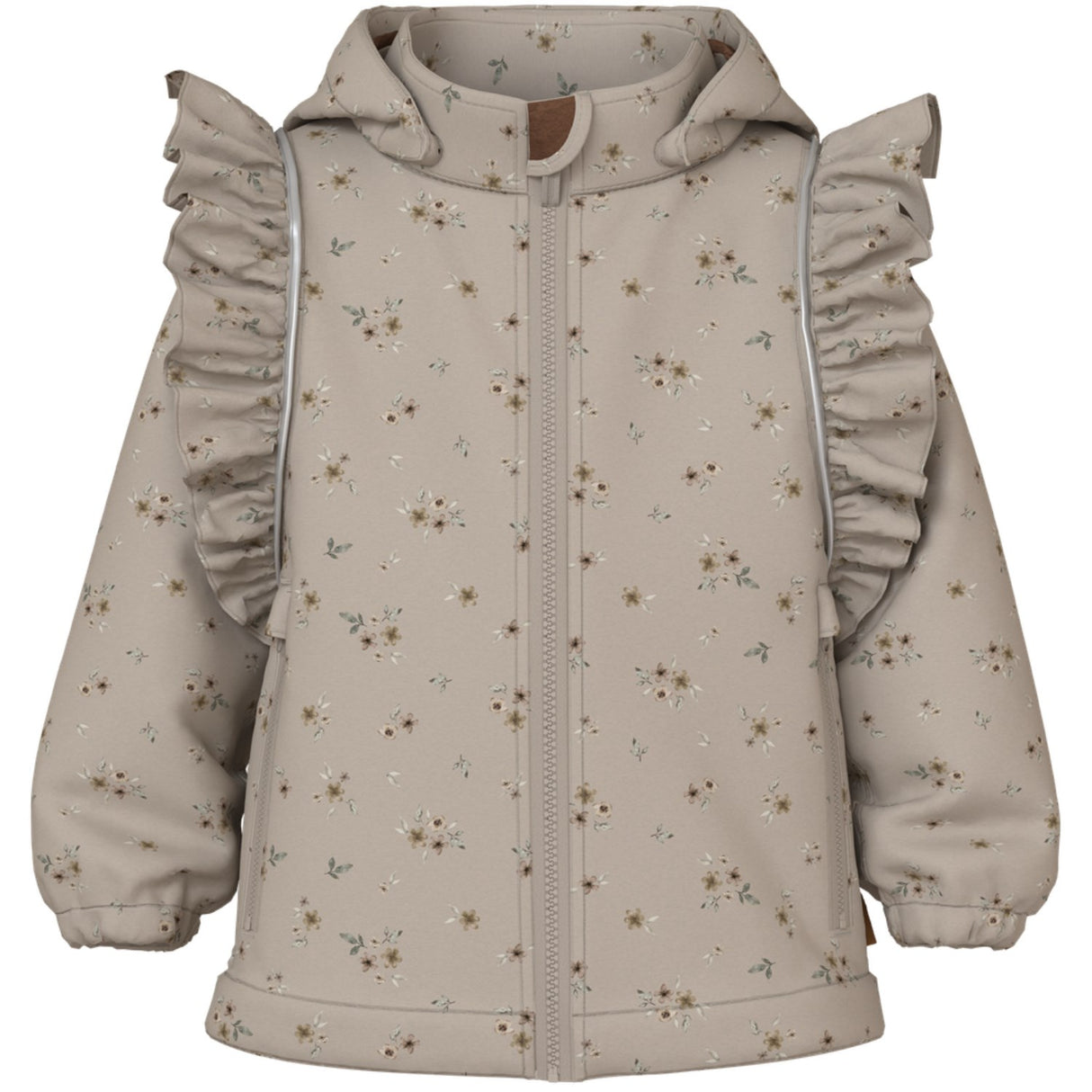 Name It Pure Cashmere Bouquet Nmfalfa08 Softshell Jacka Frill Aop Fo