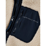 Name It Moonbeam Chest Pocket Dark Sapphire Nknmattia Sherpa Jacka Pb