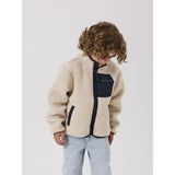 Name It Moonbeam Chest Pocket Dark Sapphire Nknmattia Sherpa Jacka Pb