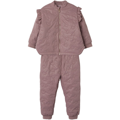 Name It Woodrose Nmfmoon Quilt Set Glitter Fo