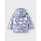 Name It Pastel Lilac Nmfmolina Puffer Jacka Shiny