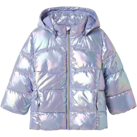 Name It Pastel Lilac Nmfmolina Puffer Jacka Shiny