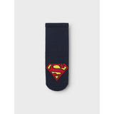 Name It Dusty Blue Nmmjasper Superman 3P Strumpor Wab
