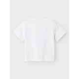 Name It Bright White Nmfleoanja Ss Nreg Topp