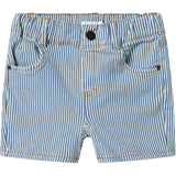Lil'Atelier Zen Blue Stripes Nmmhalfdan Loose Shorts 4001-Hs Lil