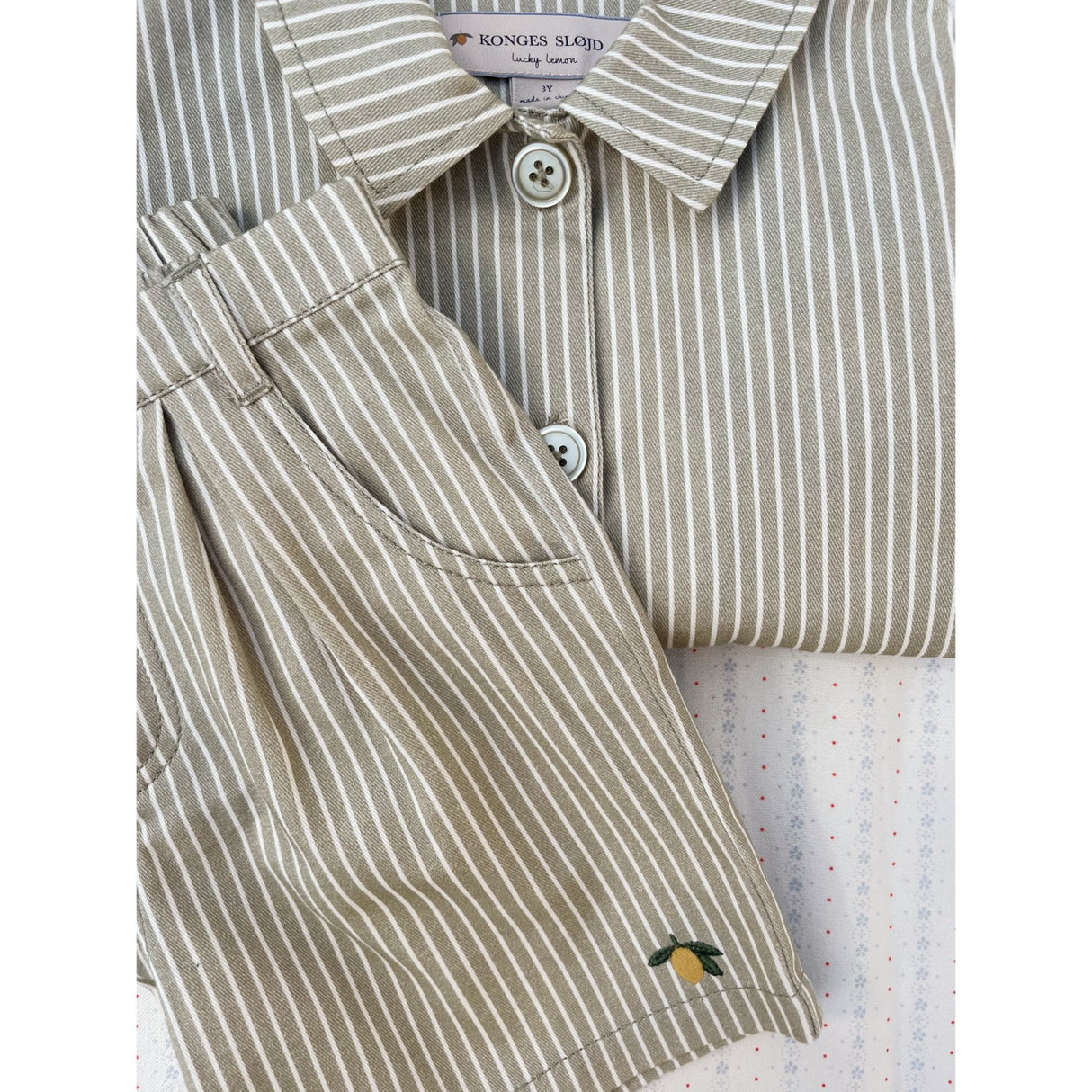 Konges Sløjd Tea Stripe Frankie Över Skjorta Gots
