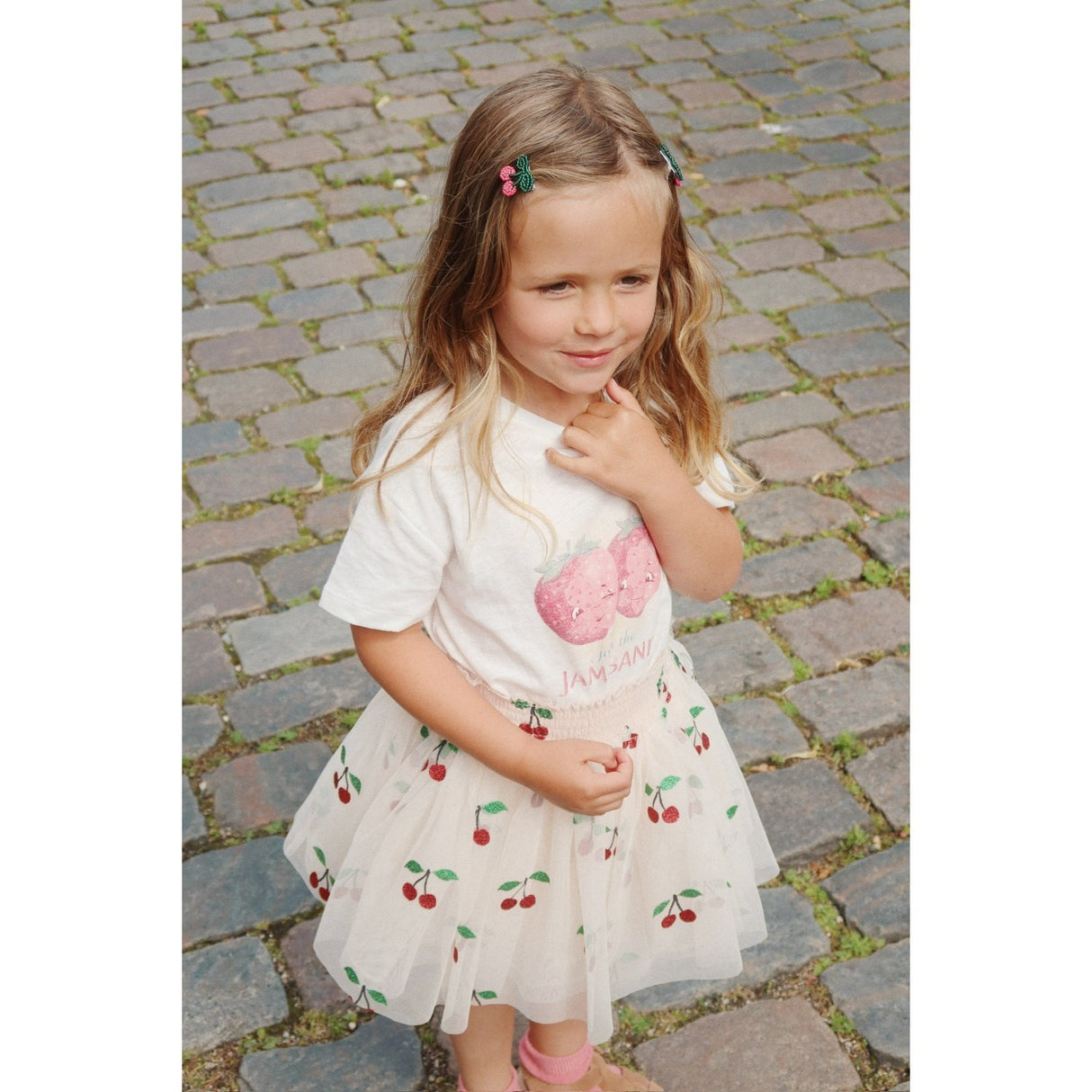 Konges Sløjd Ma Grande Cerise Glitter Tullie Smock Kjol