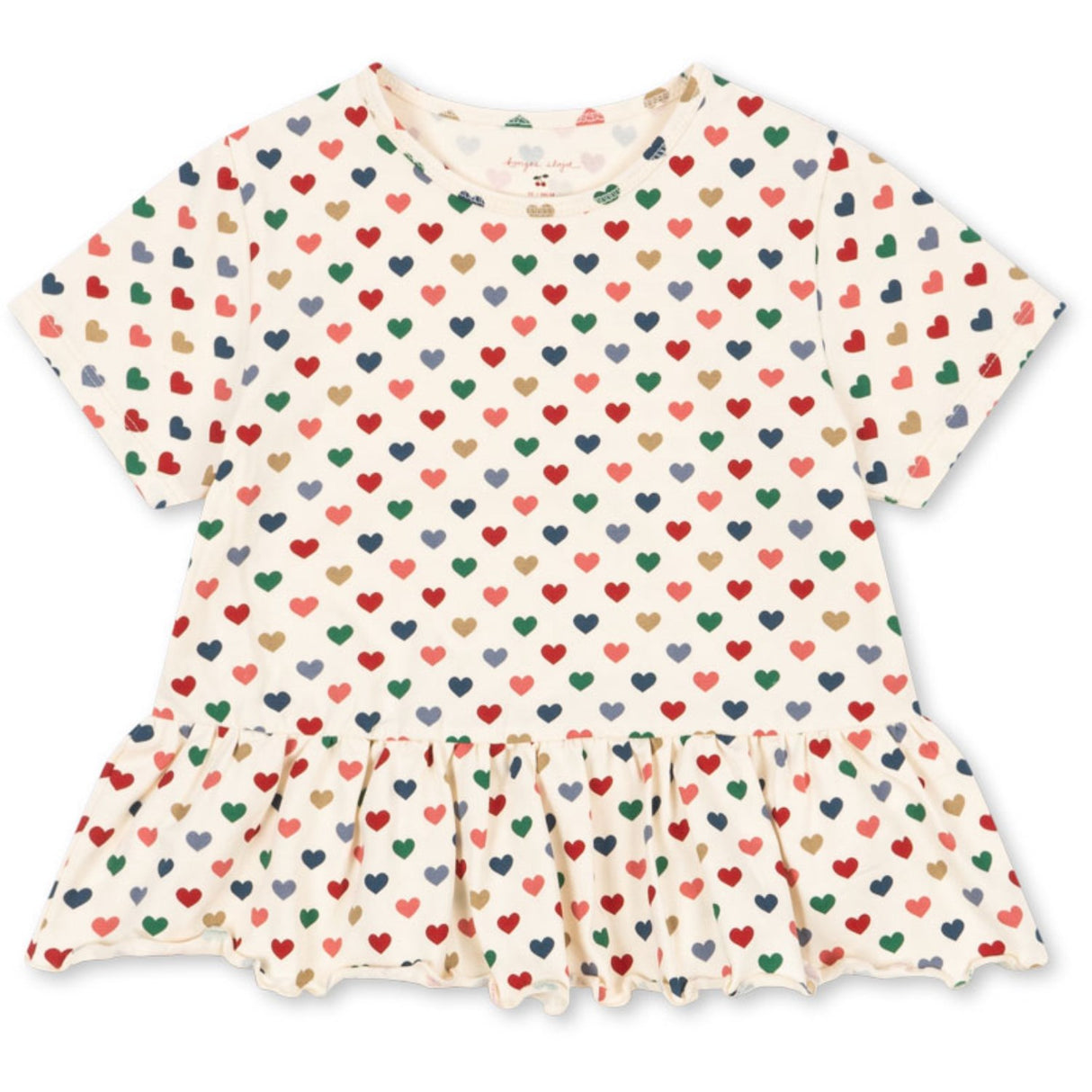 Konges Sløjd Coeur Coloré Basic Frill Tee Gots