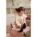 Konges Sløjd Peony Stripe Ellie Frill Topp Gots