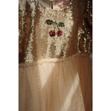 Konges Sløjd Gold Blush Starla Puff Sleeve Klänning