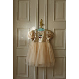 Konges Sløjd Gold Blush Starla Puff Sleeve Klänning