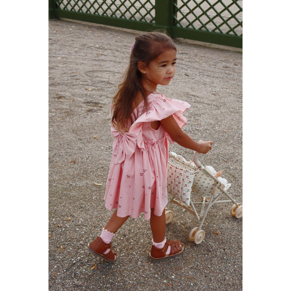 Konges Sløjd Cherry Coeur Evia Rosett Klänning Gots