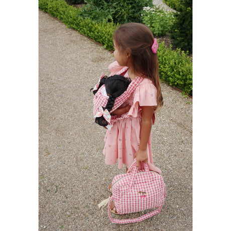 Konges Sløjd Bubblegum Check Docka Väska