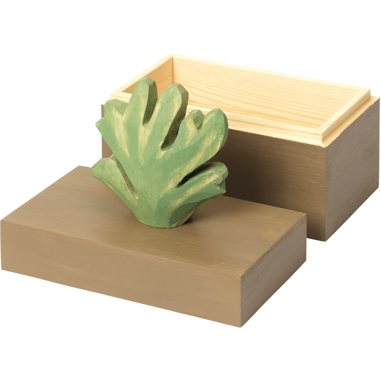 Ferm Living Mistletoe/Tan Harbour Box Coral