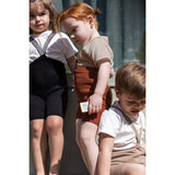 Silly Silas Classic Black Checked Shorty Tights Med Seler