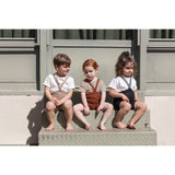 Silly Silas Classic Black Checked Shorty Tights Med Seler