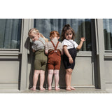 Silly Silas Classic Black Checked Shorty Tights Med Seler